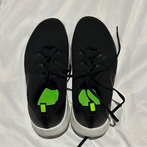Oofos Black and Green Athletic Shoe size 12